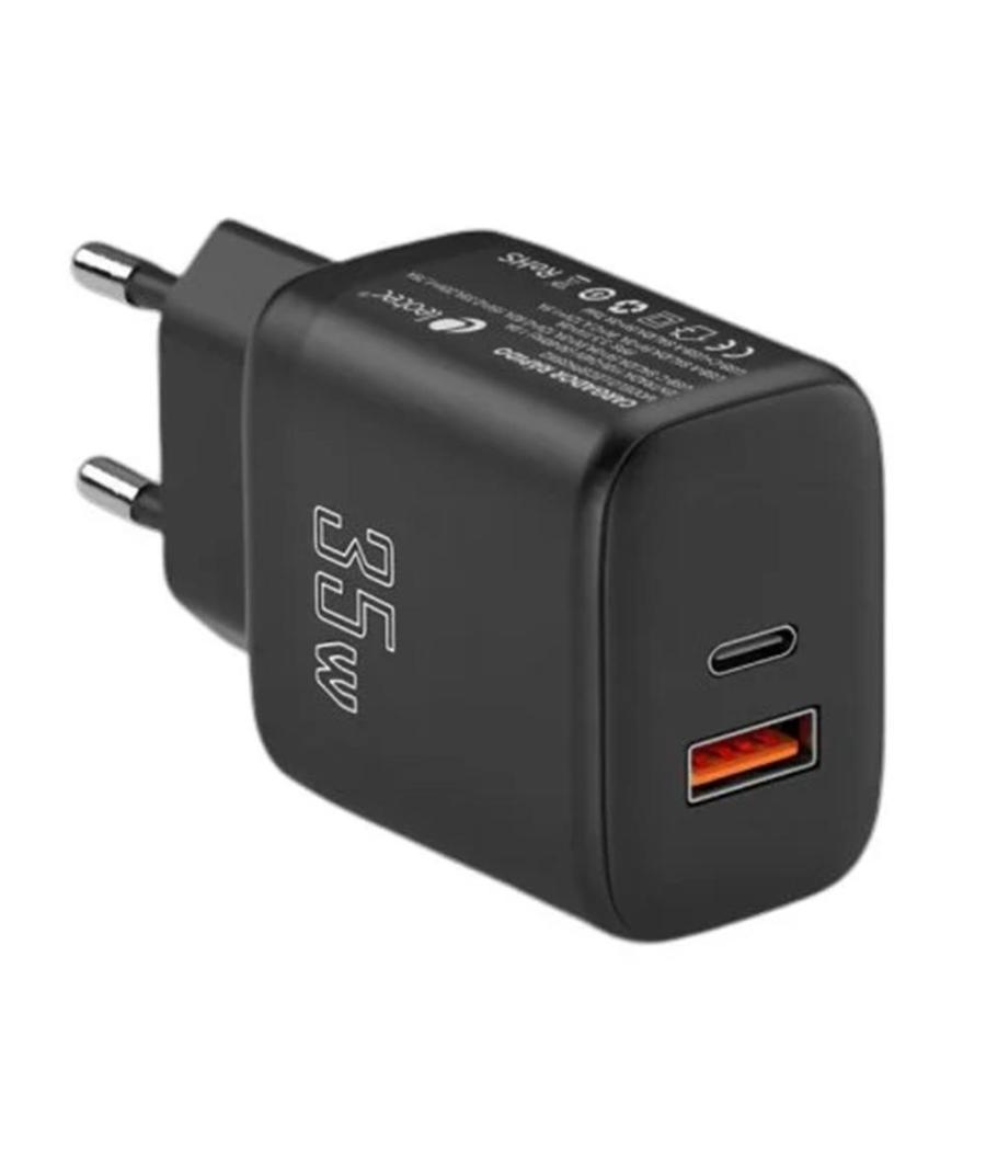 Cargador de pared leotec lecsph35w2k 35w usb tipo a - usb tipo c