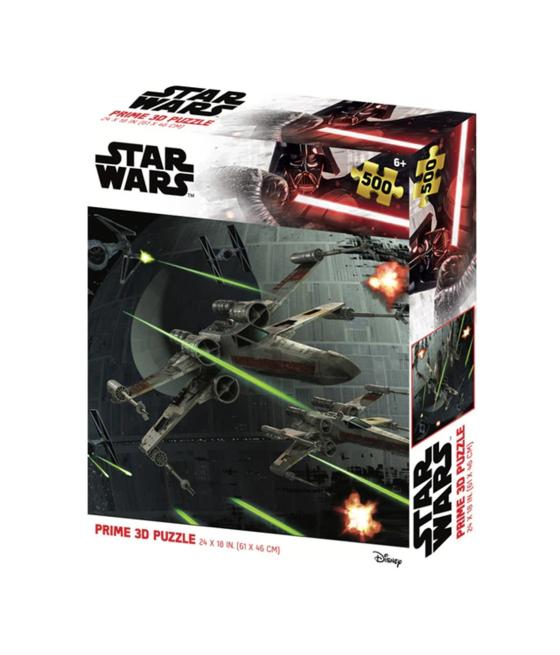 Puzle lenticular prime 3d star wars batalla 500 piezas