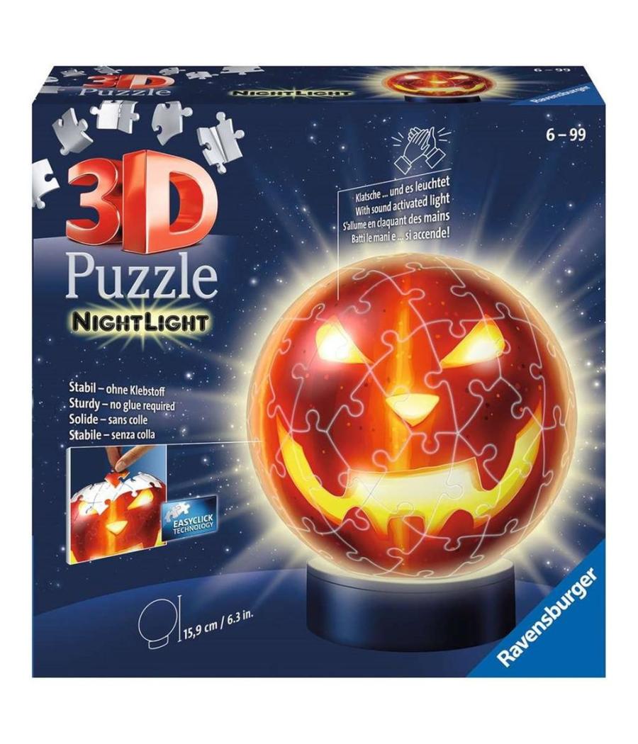 Puzzle 3d ravensburger calabaza de halloween