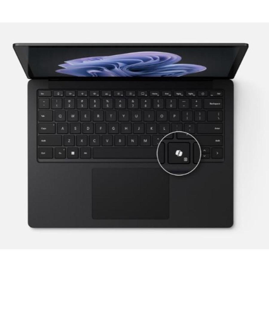 Portatil microsoft surface laptop 6 ultra 7 - 165h 16gb ssd 256gb 13.5 pulgadas