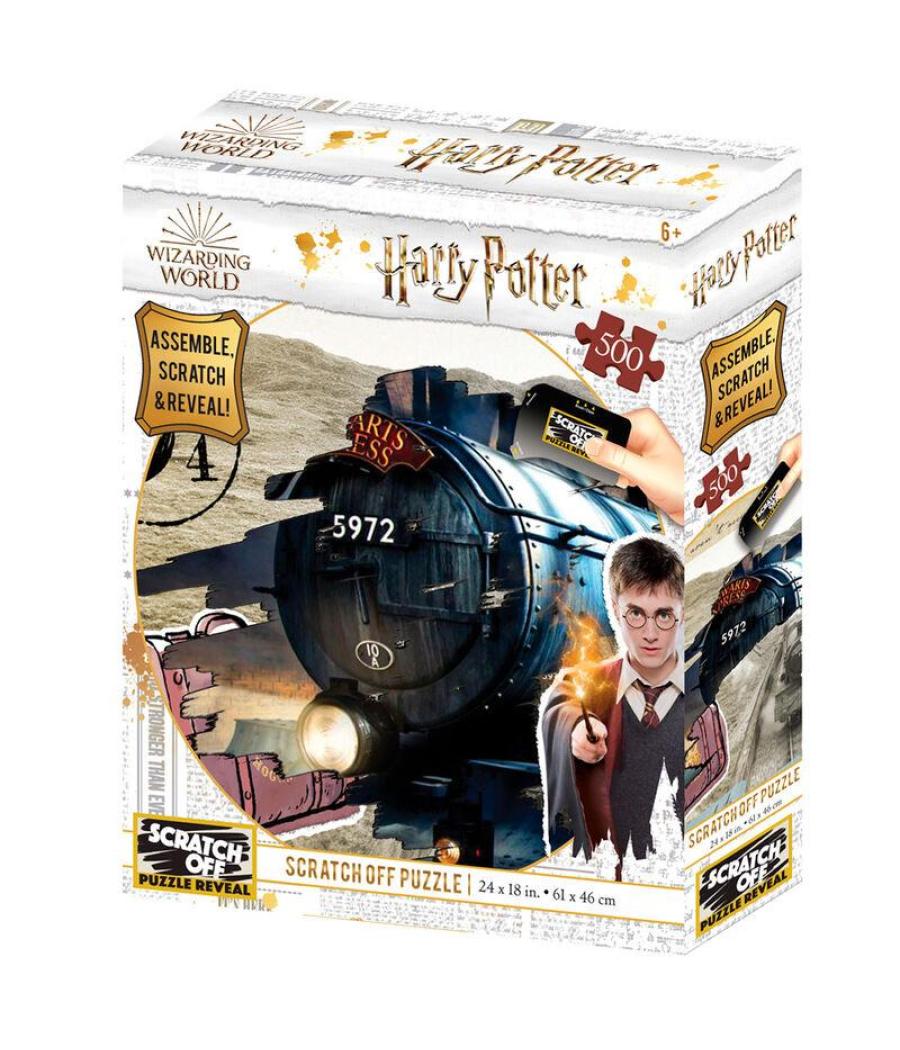 Puzzle para rascar harry potter hogwarts express 500 piezas