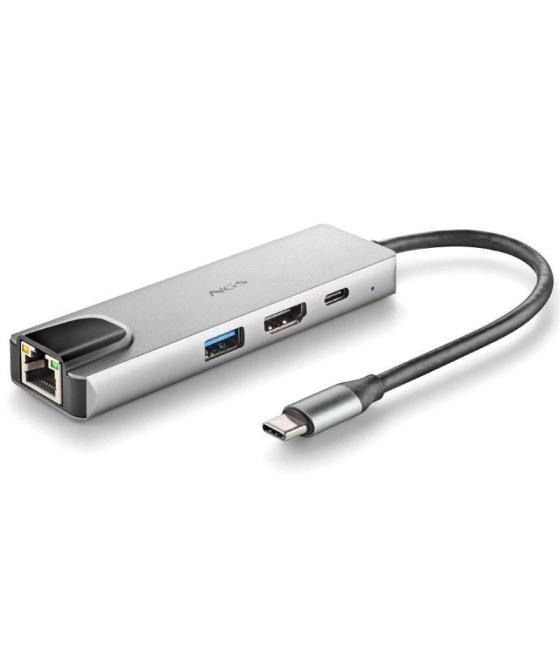 Docking usb tipo-c ngs wonderdock supra/ 1xusb/ 1xusb tipo-c dp/ 1xhdmi/ 1xrj45