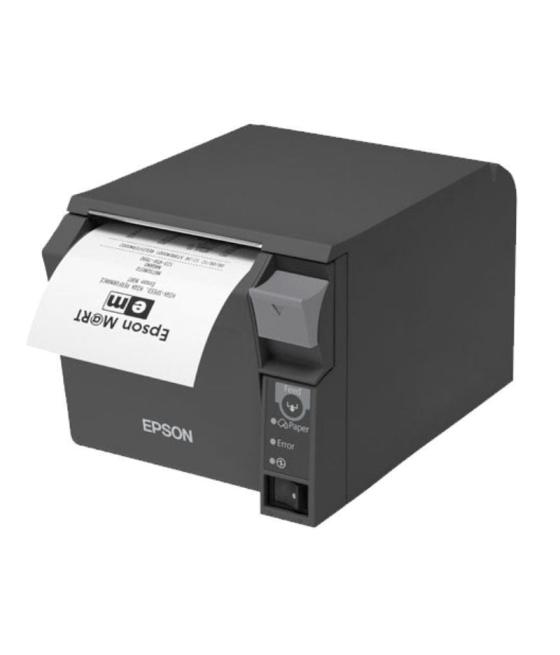 Impresora de tickets epson tm-t70ii/ térmica/ ancho papel 80mm/ usb-rs232/ negra