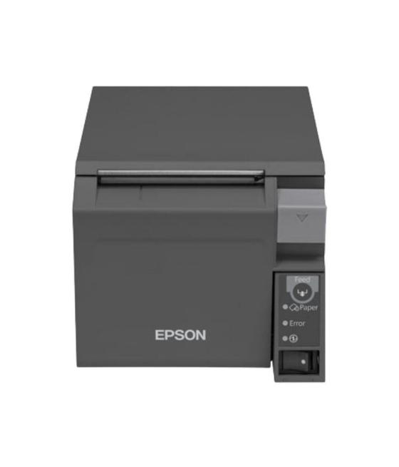 Impresora de tickets epson tm-t70ii/ térmica/ ancho papel 80mm/ usb-rs232/ negra