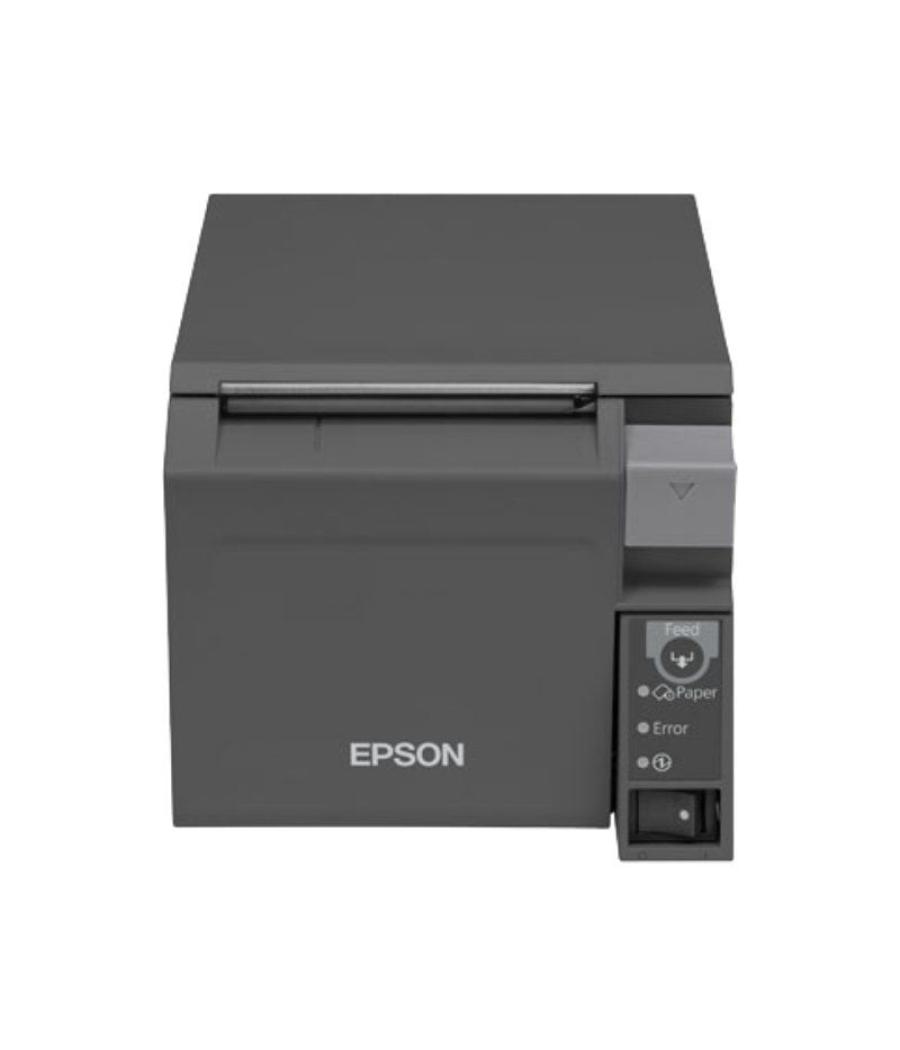 Impresora de tickets epson tm-t70ii/ térmica/ ancho papel 80mm/ usb-rs232/ negra