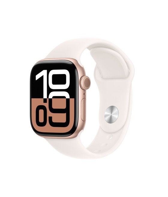 Apple watch series 10/ gps/ 42mm/ caja de aluminio oro rosa...