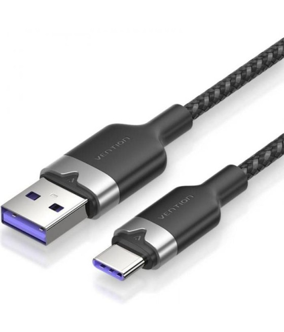 Cable usb-a a usb-c m-m 1 m negro vention