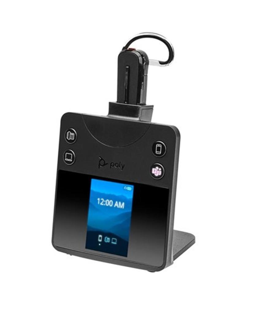 Auriculares poly convertibles savi 8445 office con certificación microsoft teams dect 1880 - 1900 mhz