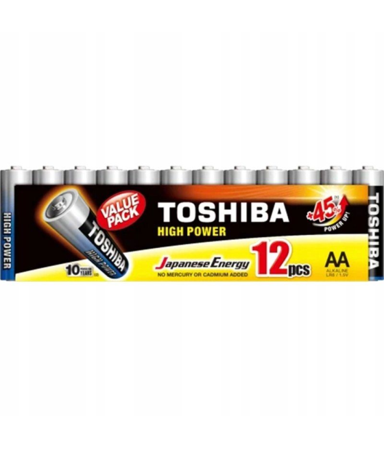 Pack de 20 pilas aa toshiba high power lr6/ 1.5v/ alcalinas