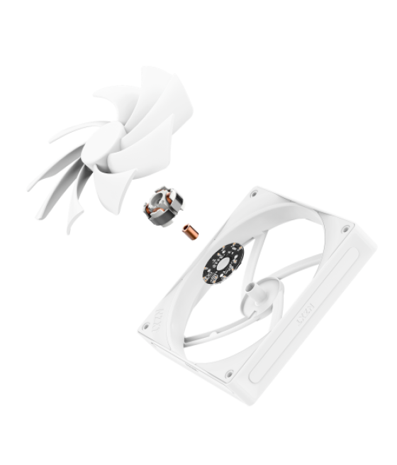 Nzxt f140q carcasa del ordenador ventilador 14 cm blanco 1 pieza(s)