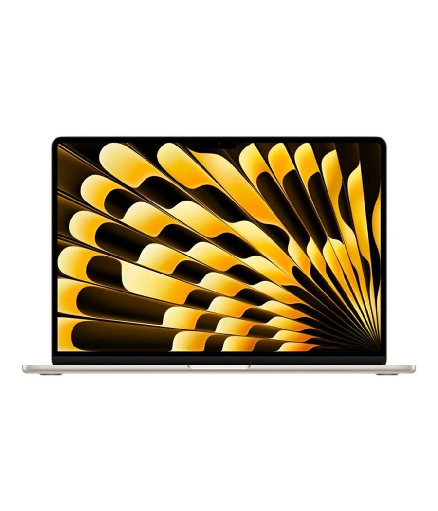Portatil apple macbook air 15 chip m3 8c 16gb ssd 512gb 15.3 pulgadas