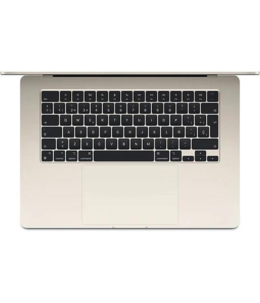 Portatil apple macbook air 15 chip m3 8c 16gb ssd 512gb 15.3 pulgadas