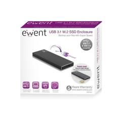 Ewent EW7023 Caja externa SSD M2 USB 3.1 Aluminio - Imagen 8
