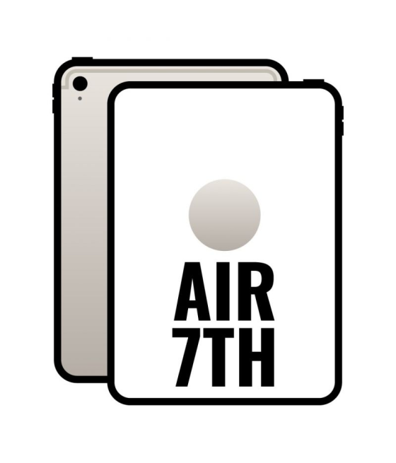 Apple ipad air 11' 7th wi-fi cell/ 5g/ m3/ 256 gb/ blanco estrella