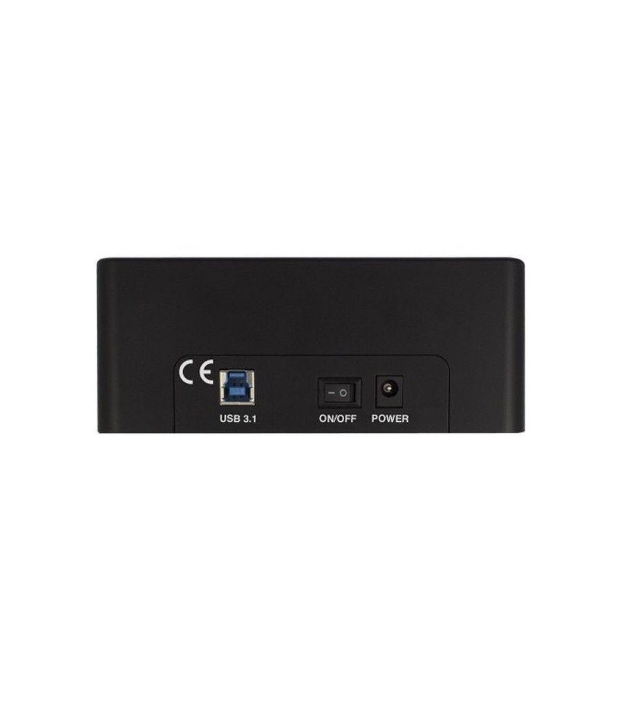 Ewent EW7014 Dock Station Dual 2.5"-3.5" USB 3.1 - Imagen 10