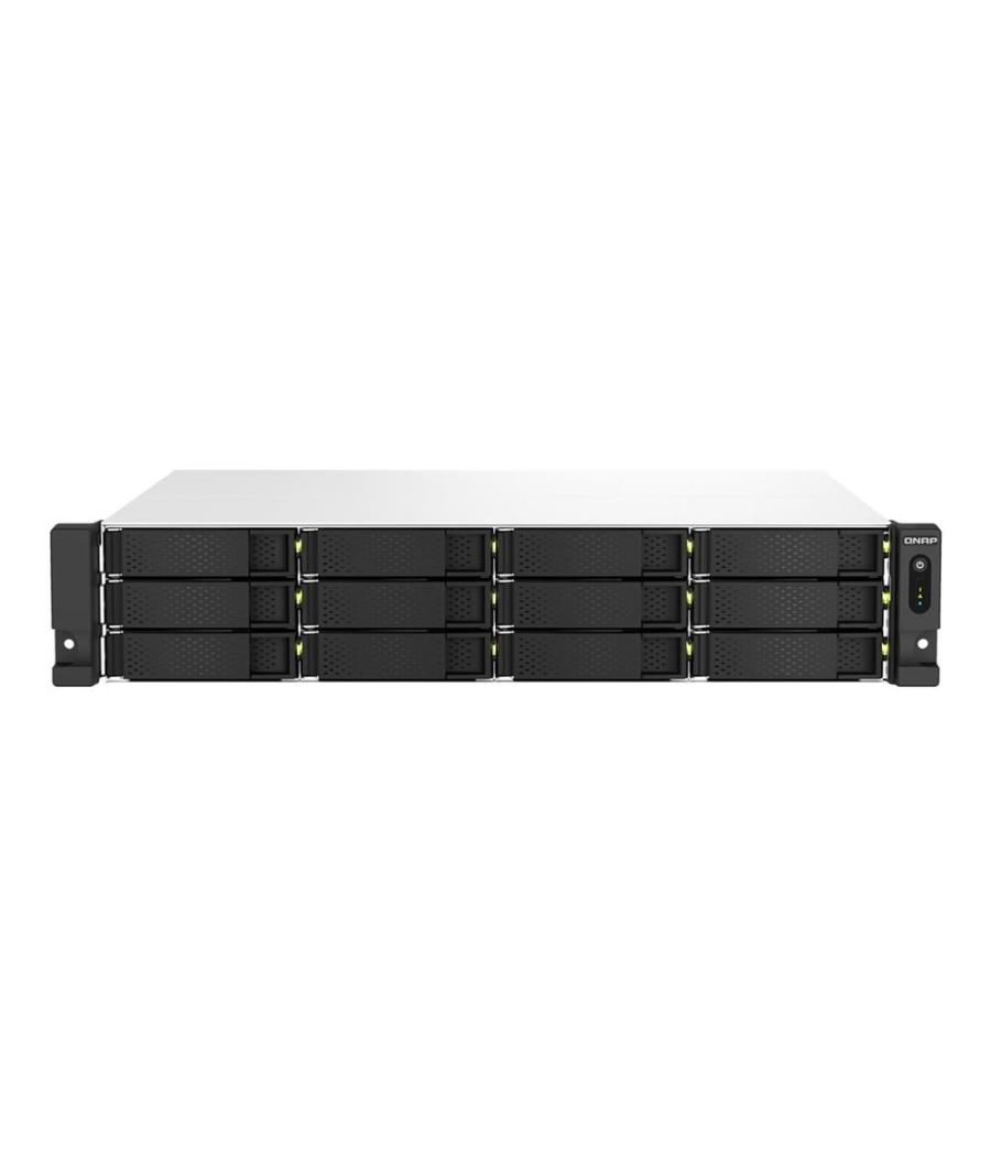 Servidor nas qnap ts - 1264u - rp - 8g 12 bahias 2u rack 8gb gigabit ethernet