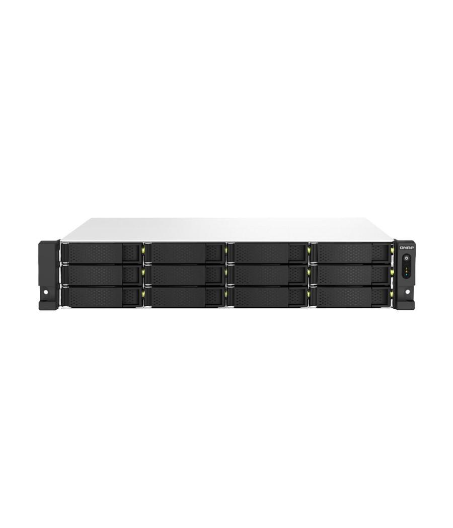 Servidor nas qnap ts - 1264u - rp - 8g 12 bahias 2u rack 8gb gigabit ethernet