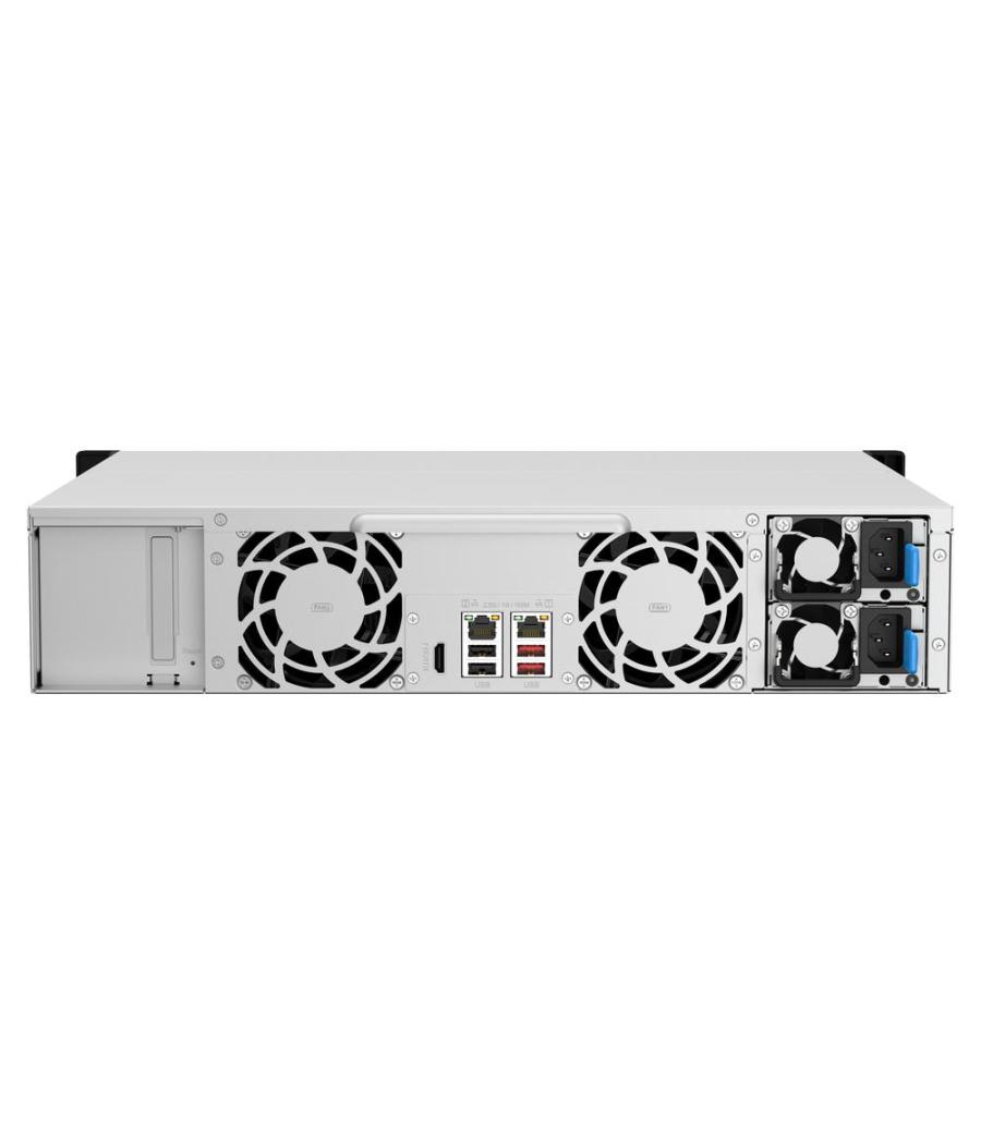 Servidor nas qnap ts - 1264u - rp - 8g 12 bahias 2u rack 8gb gigabit ethernet