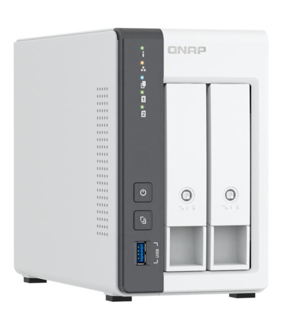Servidor nas qnap k - ts - 216g+2xmn10ada800s 2 bahias 4gb gigabit ethernet