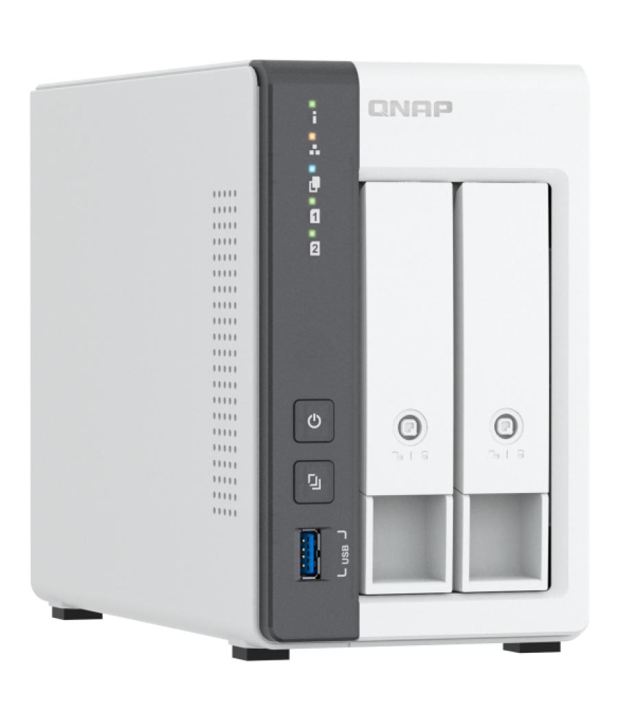 Servidor nas qnap k - ts - 216g+2xmn10ada800s 2 bahias 4gb gigabit ethernet
