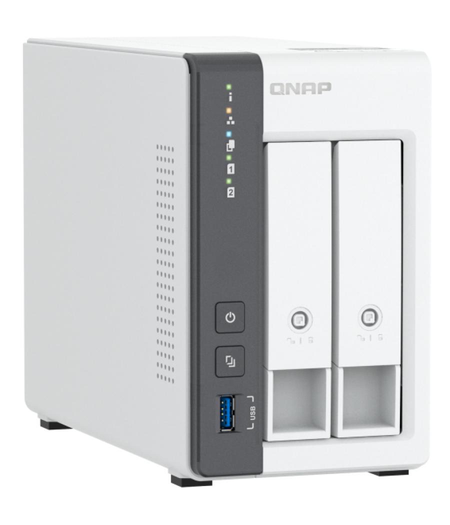 Servidor nas qnap k - ts - 216g+2xmn10ada800s 2 bahias 4gb gigabit ethernet