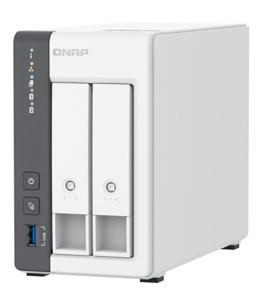 Servidor nas qnap k - ts - 216g+2xmn10ada800s 2 bahias 4gb gigabit ethernet