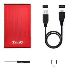 Tooq TQE-2527R Caja HDD 2.5" USB 3.1 Gen1/USB 3.0 - Imagen 11