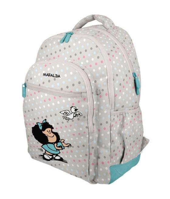 Grafoplás mochila rubber bits&bobs mafalda bird