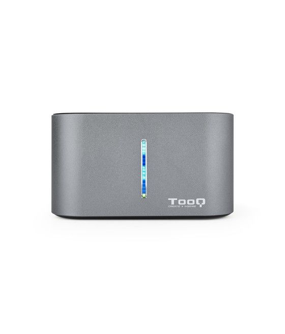 TooQ TQDS-805G base de conexión para disco duro USB 3.2 Gen 1 (3.1 Gen 1) Type-B Aluminio - Imagen 2
