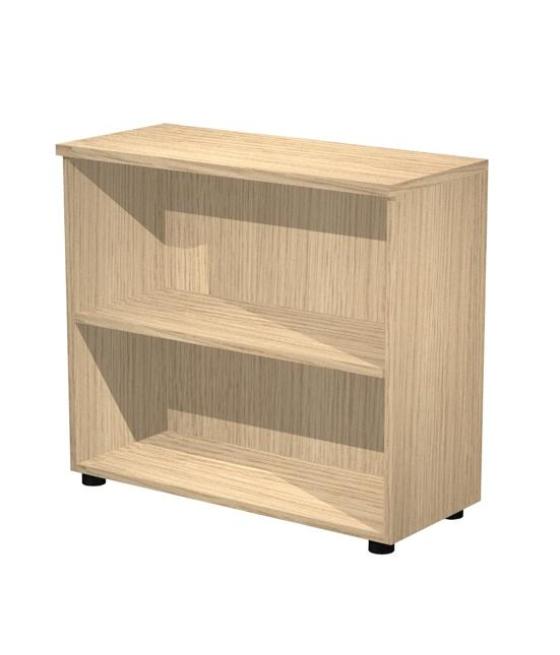 Artexport estantería baja presto abierta 1 estante 22mm regulable con trasera roble