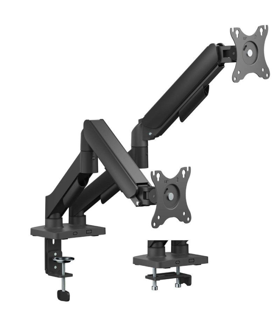 Soporte para 2 monitores aisens dt32tsr-357/ hasta 9kg