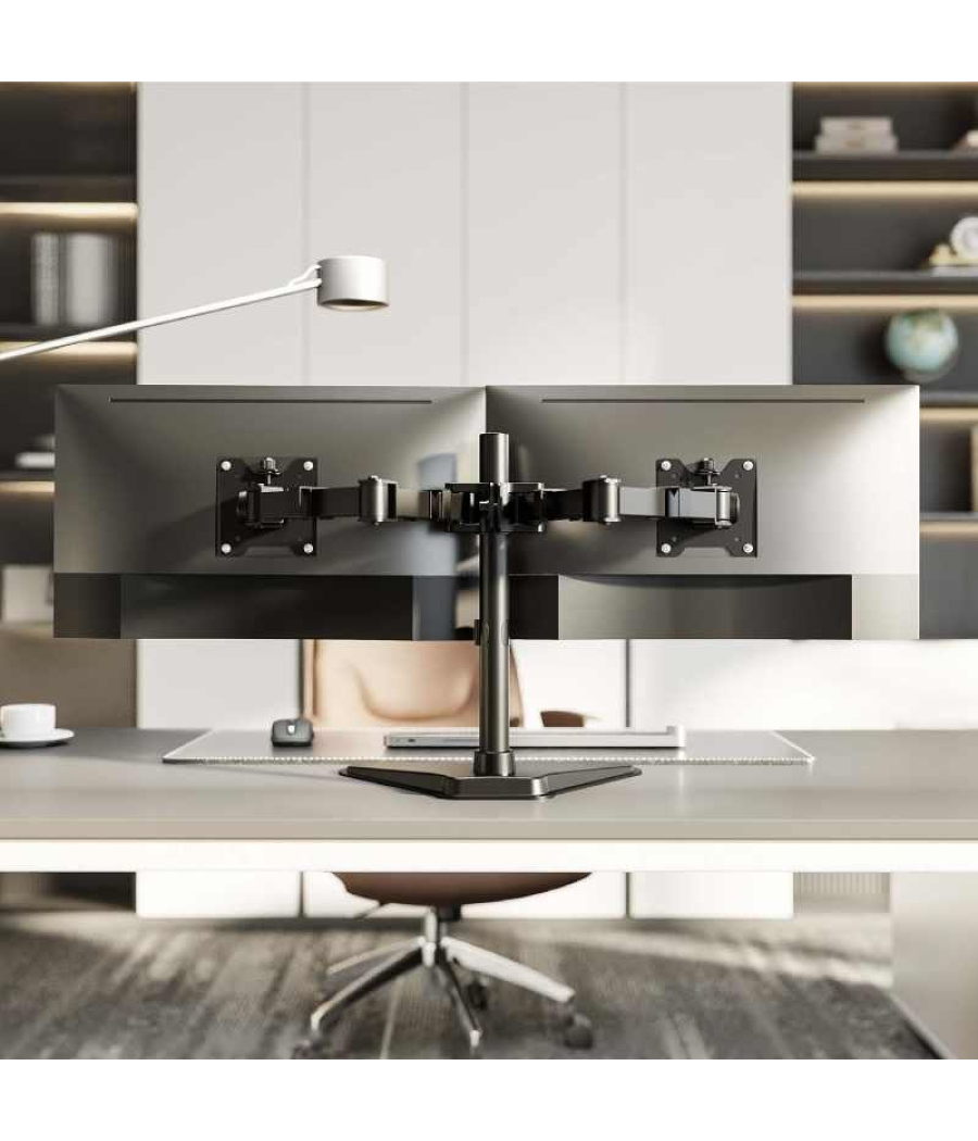 Soporte para 2 monitores aisens dt35tsr-361/ hasta 20kg