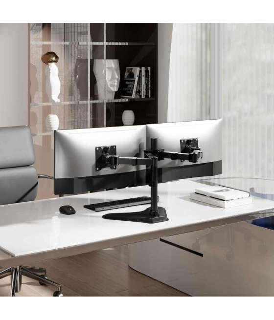 Soporte para 2 monitores aisens dt35tsr-361/ hasta 20kg