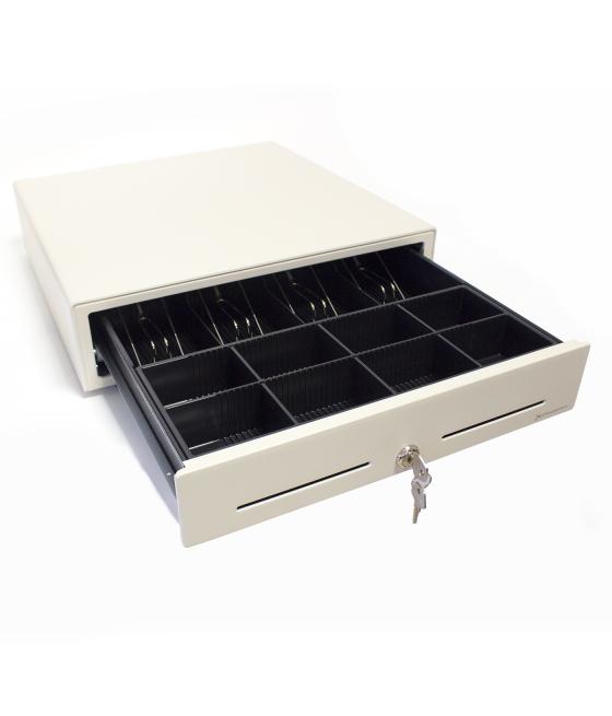Cajón portamonedas manual blanco 41 x 42 cm
