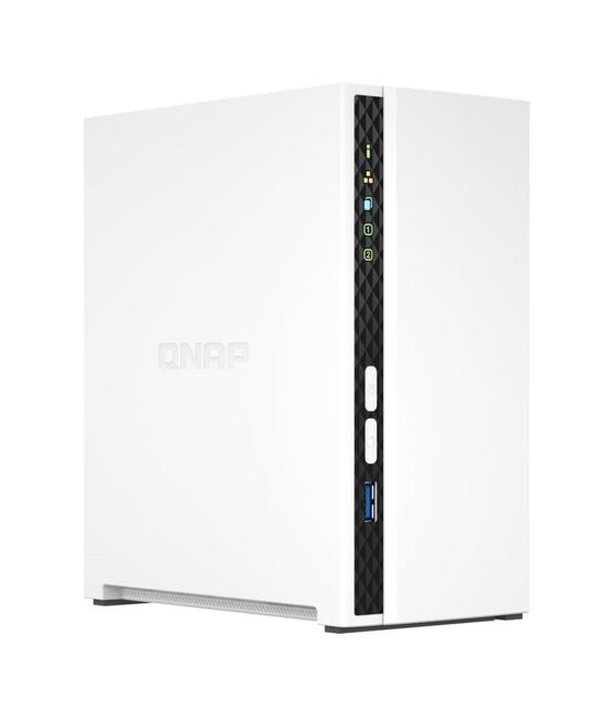 Servidor nas qnap k - ts - 233+2xmn10ada800s 2 bahias 2gb gigabit ethernet