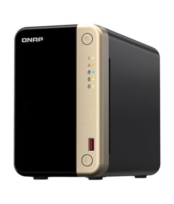 Servidor nas qnap k - ts - 264 - 8g+2xmn10ada800s 2 bahias 8gb gigabit ethernet