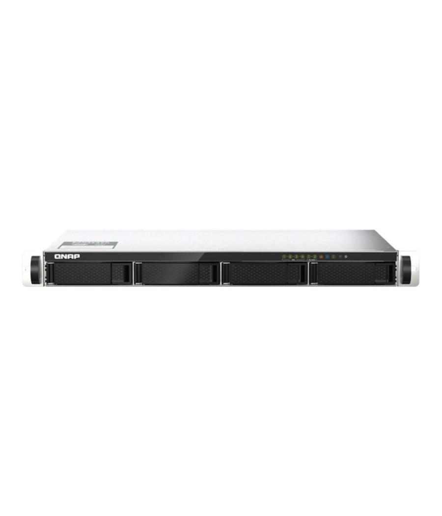 Servidor nas qnap k - ts - 435xeu - 4g+4xmn10ada800s 4 bahias 1u rack 4gb gigabit ethernet