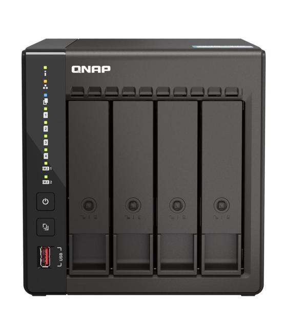 Servidor nas qnap k - ts - 453e - 8g+4xmn10ada800s 4 bahias 8gb gigabit ethernet