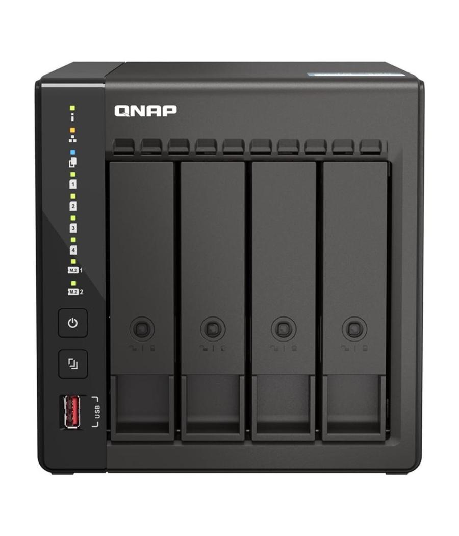 Servidor nas qnap k - ts - 453e - 8g+4xmn10ada800s 4 bahias 8gb gigabit ethernet