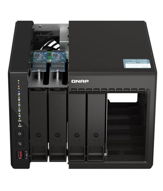 Servidor nas qnap k - ts - 453e - 8g+4xmn10ada800s 4 bahias 8gb gigabit ethernet