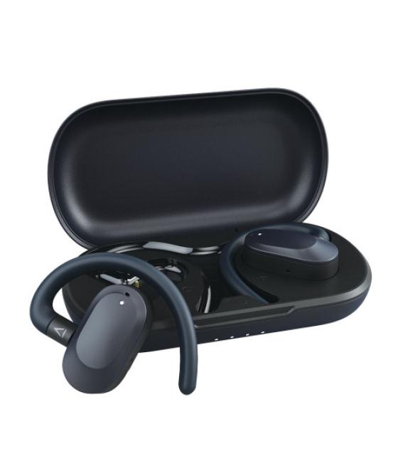 Creative labs outlier go auriculares inalámbrico gancho de oreja llamadas/música/deporte/uso diario usb tipo c bluetooth azul