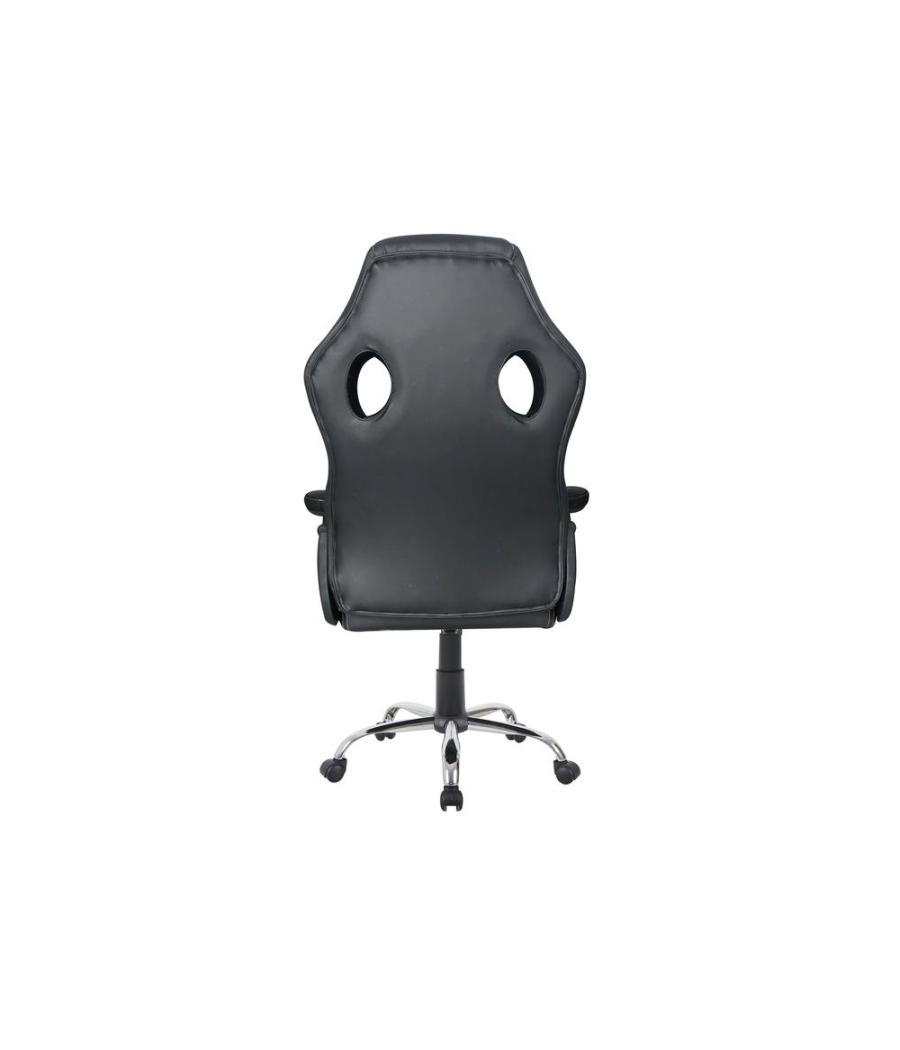 Silla de oficina equip 651016 negra respaldo acolchado ergonomica