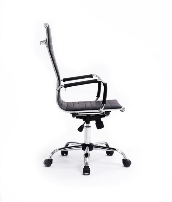 Silla de oficina equip 651001 negra ergonomica respaldo alto