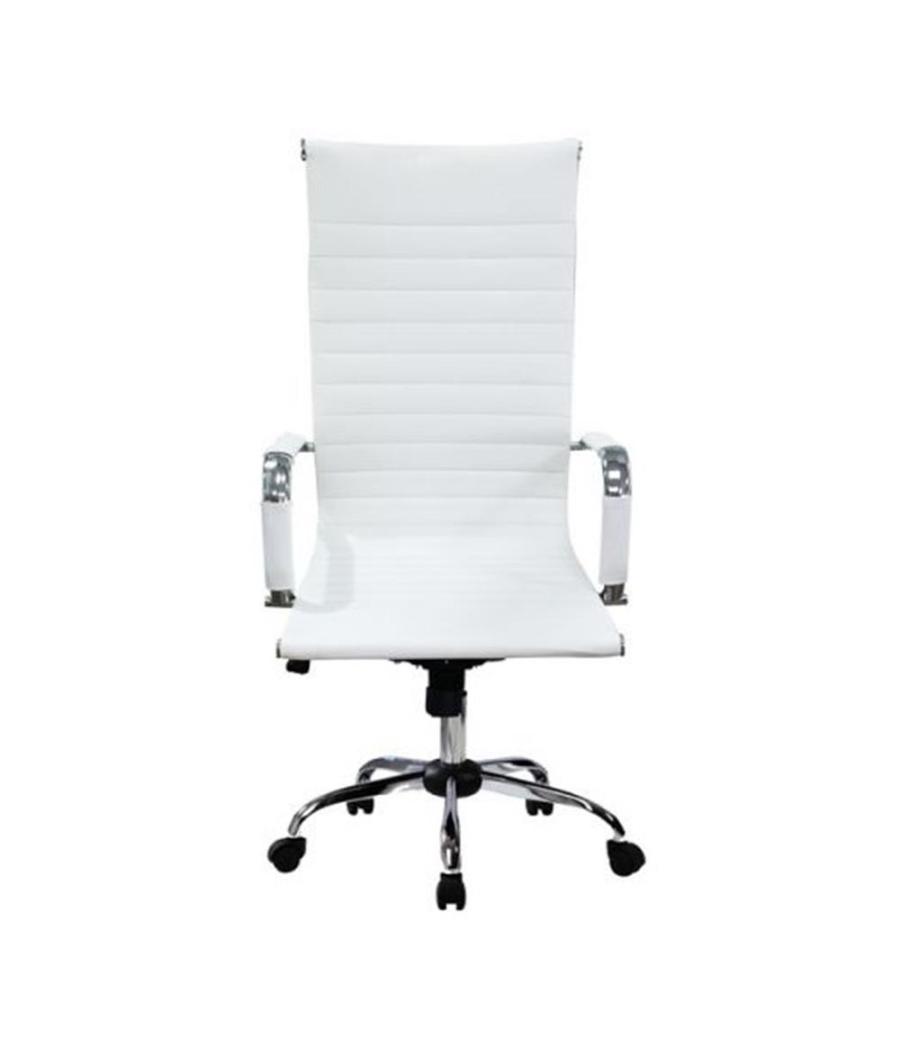 Silla de oficina equip 651017 blanca ergonomica respaldo alto