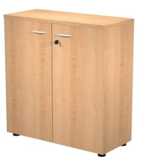 Artexport armario bajo presto con puertas 1 estante 22mm regulable con trasera haya