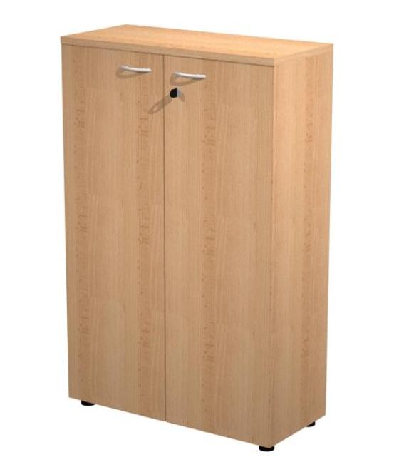 Artexport armario medio presto con puertas 2 estantes 22mm regulables con trasera haya