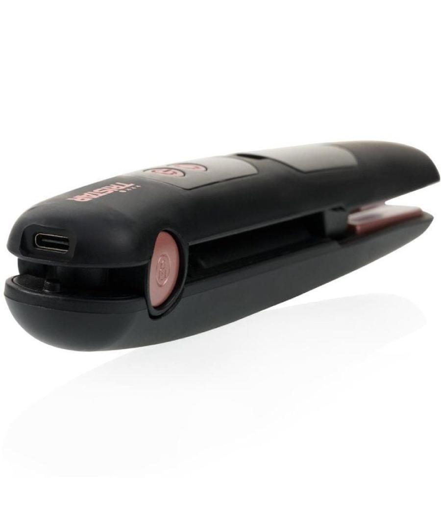 Plancha para el pelo tristar hd-2501/ negro y rosa