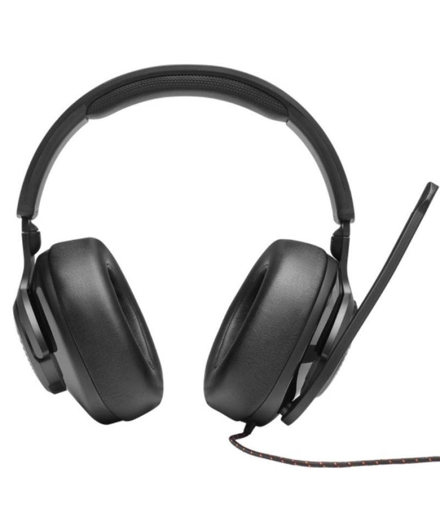 Auriculares gaming con micrófono jbl quantum 300/ jack 3.5/ negros