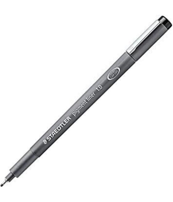 Staedtler rotulador calibrado pigment liner 1.0mm negro