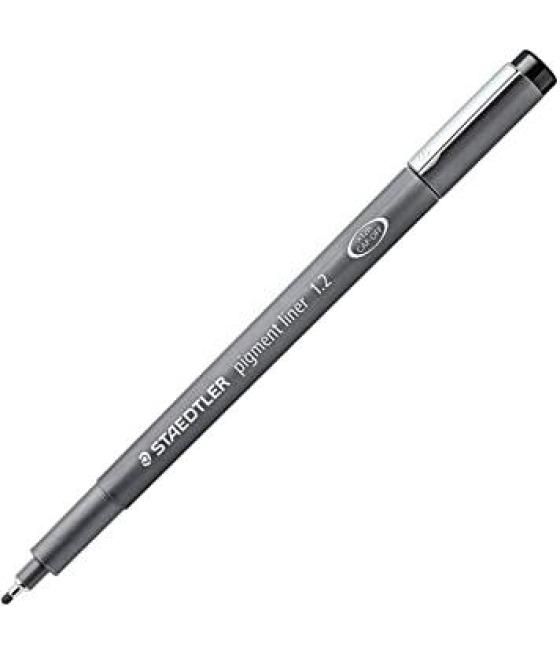 Staedtler rotulador calibrado pigment liner 1.2mm negro